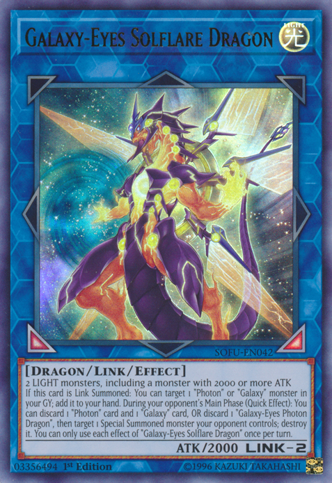 Galaxy-Eyes Solflare Dragon [SOFU-EN042] Ultra Rare | Tables and Towers