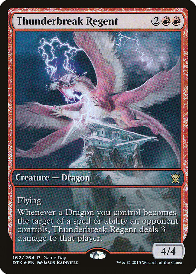 Thunderbreak Regent (Game Day) [Dragons of Tarkir Promos] | Tables and Towers