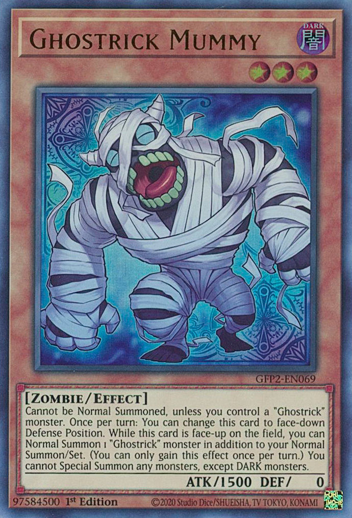 Ghostrick Mummy [GFP2-EN069] Ultra Rare | Tables and Towers