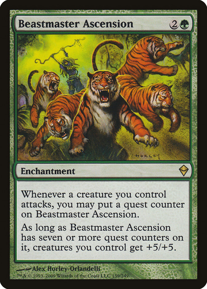 Beastmaster Ascension [Zendikar] | Tables and Towers