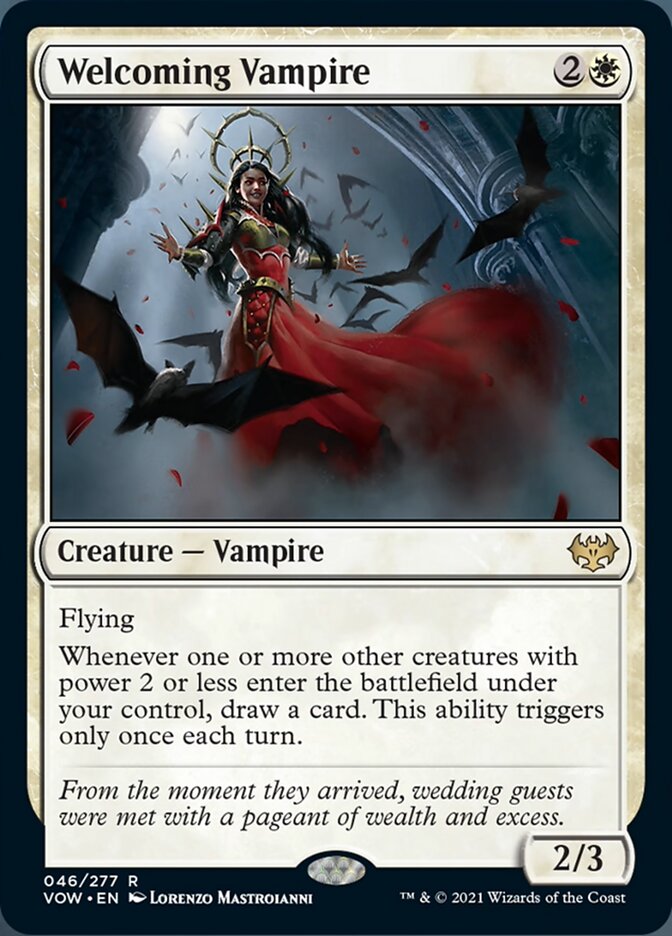 Welcoming Vampire [Innistrad: Crimson Vow] | Tables and Towers