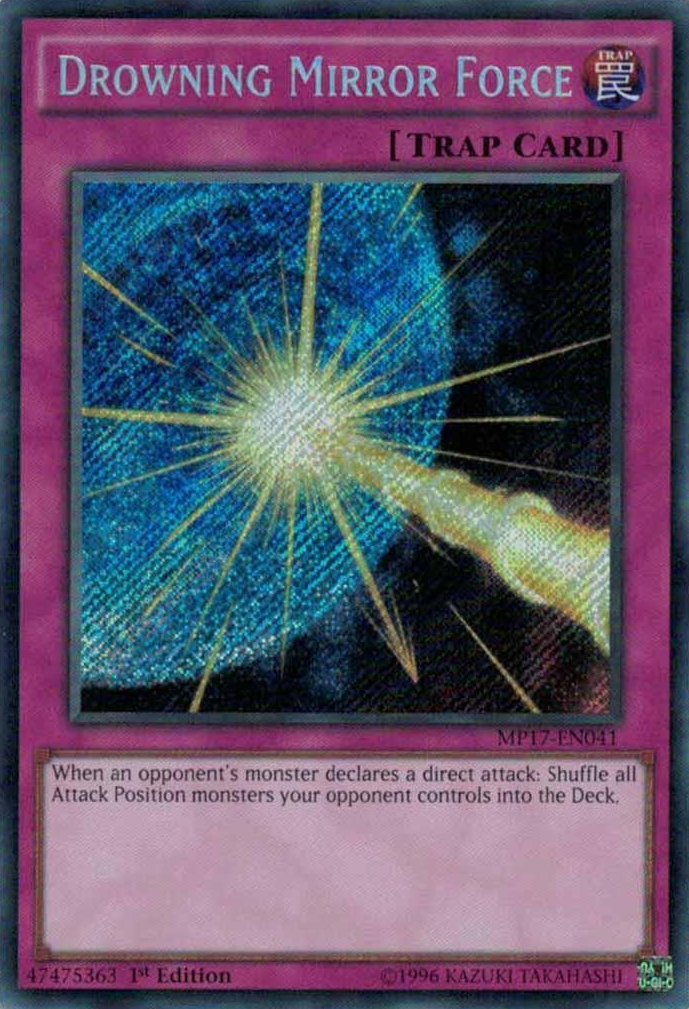 Drowning Mirror Force [MP17-EN041] Secret Rare | Tables and Towers