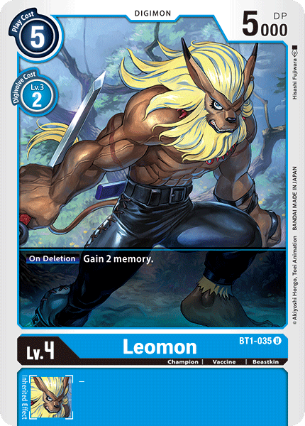 Leomon [BT1-035] [Release Special Booster Ver.1.0] | Tables and Towers