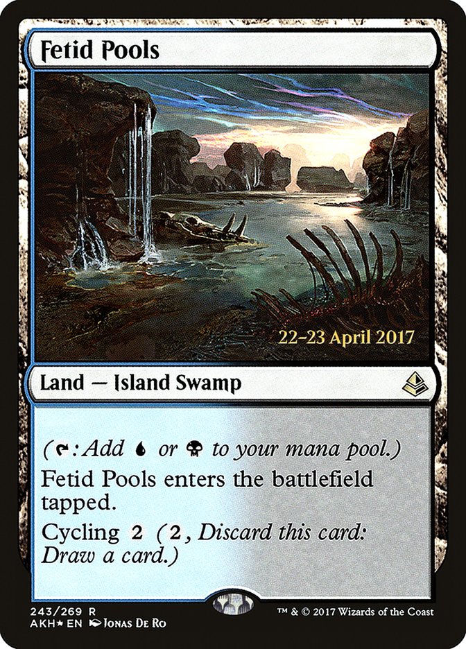 Fetid Pools [Amonkhet Prerelease Promos] | Tables and Towers