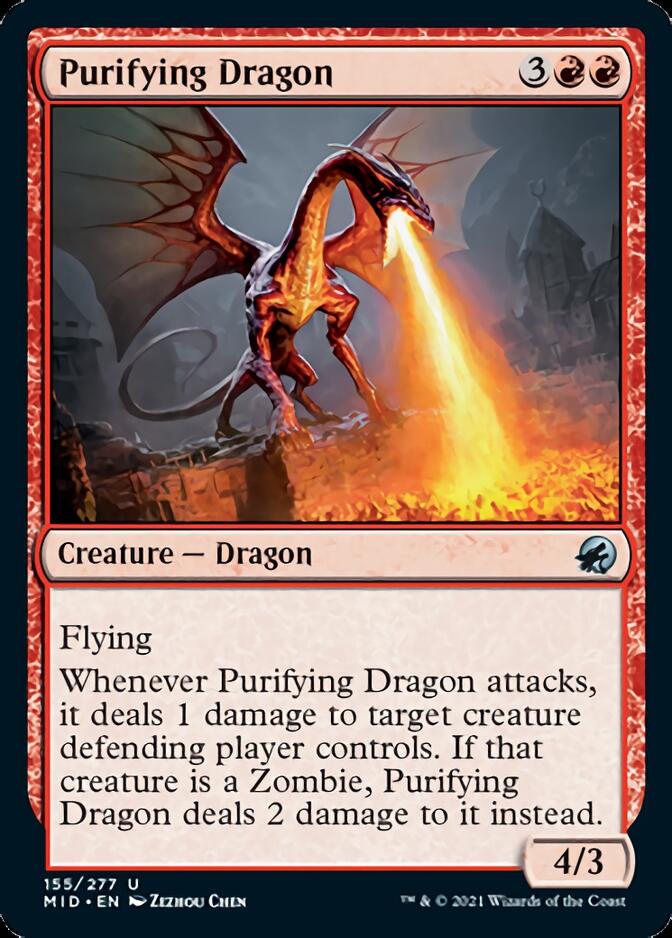 Purifying Dragon [Innistrad: Midnight Hunt] | Tables and Towers