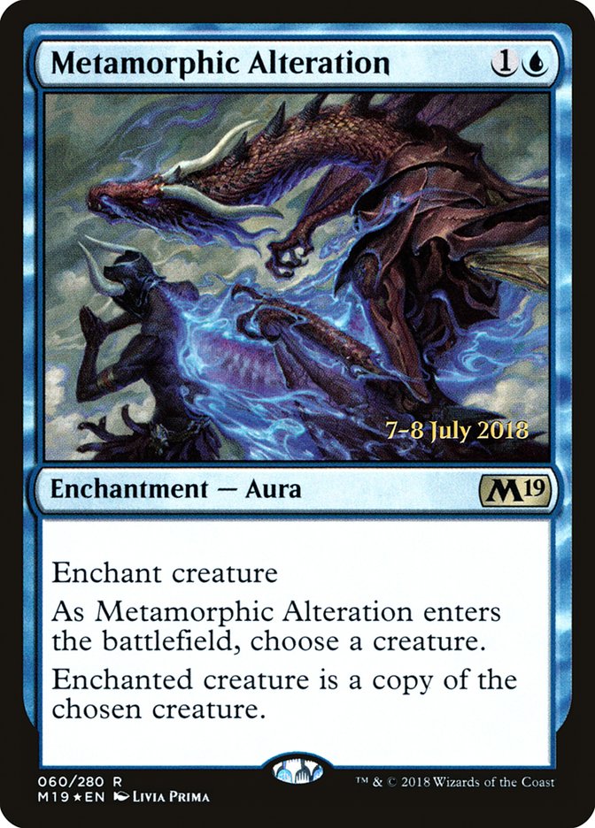 Metamorphic Alteration [Core Set 2019 Prerelease Promos] | Tables and Towers