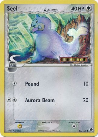 Seel (62/101) (Delta Species) (Stamped) [EX: Dragon Frontiers] | Tables and Towers