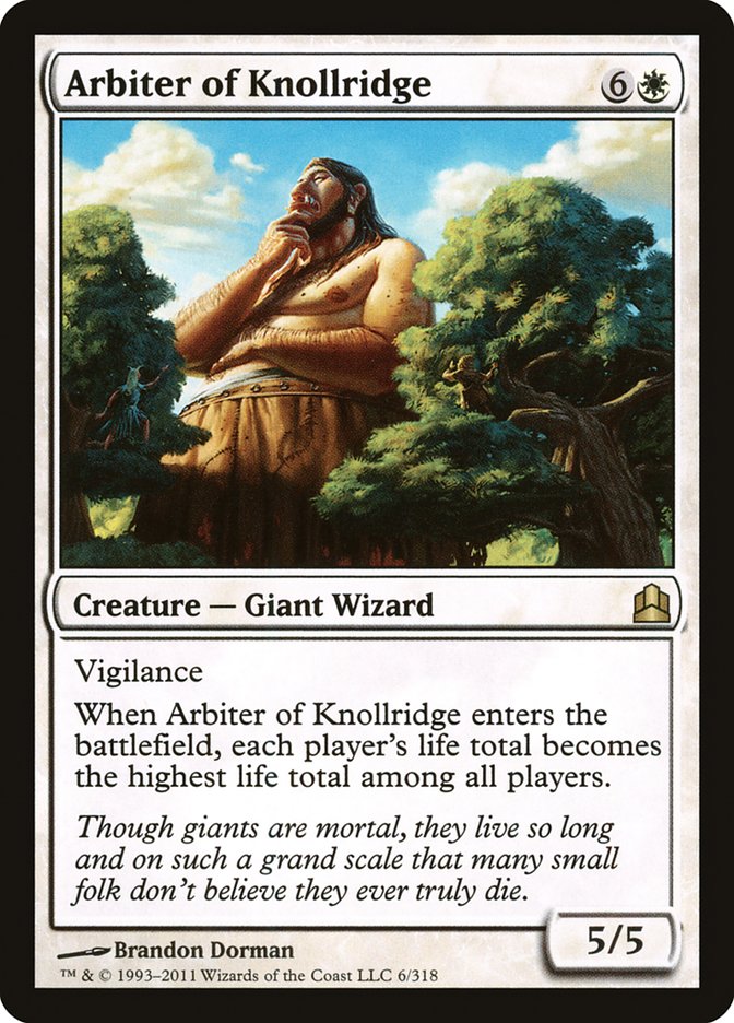 Arbiter of Knollridge [Commander 2011] | Tables and Towers