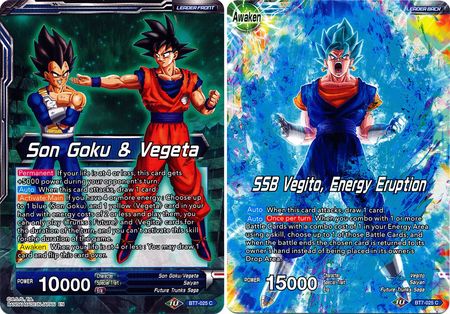 Son Goku & Vegeta // SSB Vegito, Energy Eruption (BT7-025) [Assault of the Saiyans] | Tables and Towers