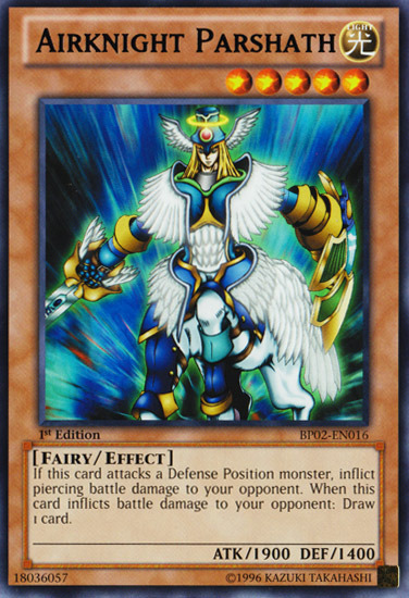 Airknight Parshath [BP02-EN016] Rare | Tables and Towers