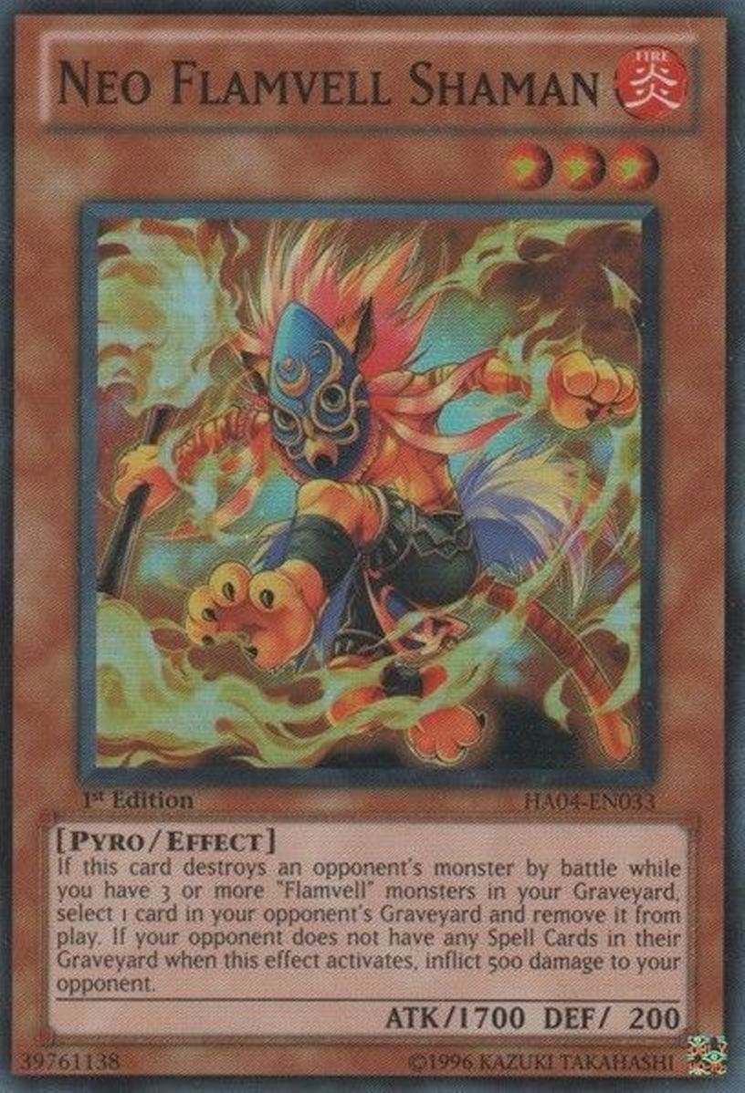 Neo Flamvell Shaman [HA04-EN033] Super Rare | Tables and Towers