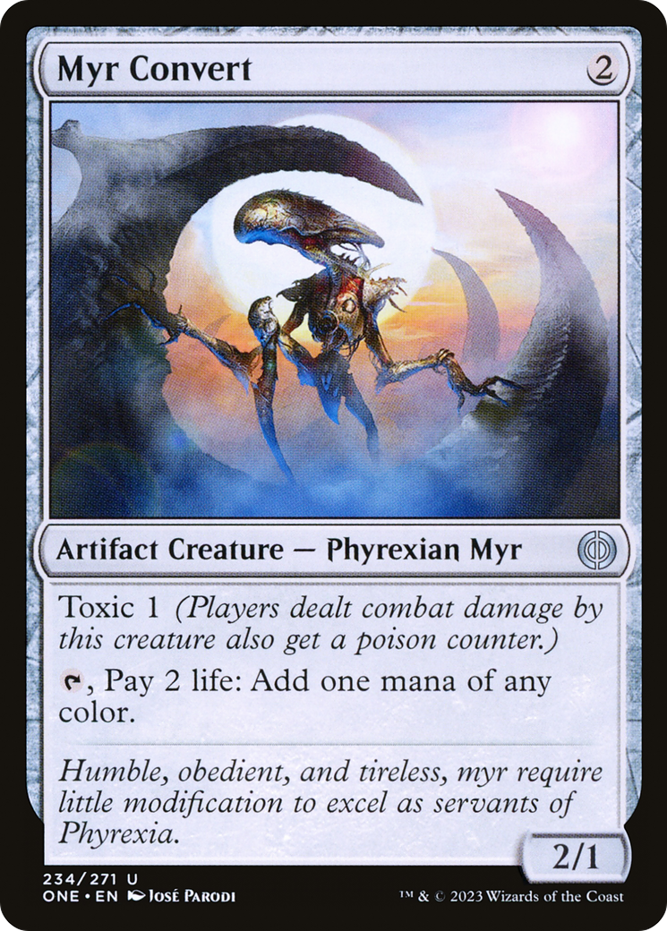 Myr Convert [Phyrexia: All Will Be One] | Tables and Towers