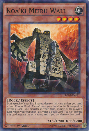 Koa'ki Meiru Wall [BP03-EN081] Shatterfoil Rare | Tables and Towers