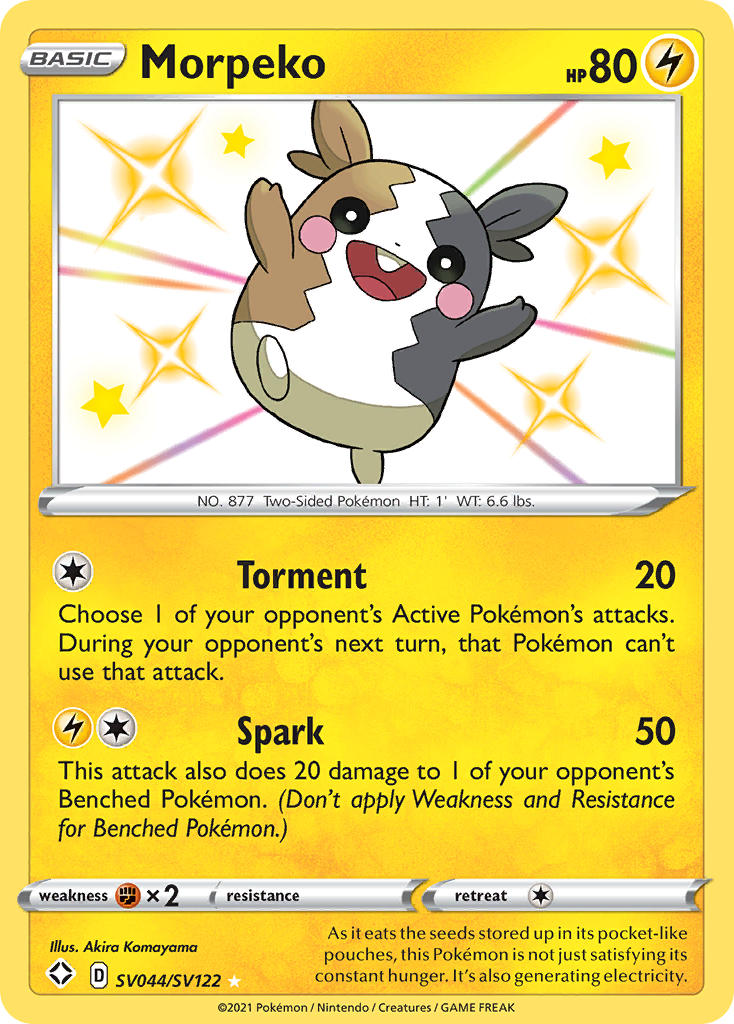 Morpeko (SV044/SV122) [Sword & Shield: Shining Fates] | Tables and Towers