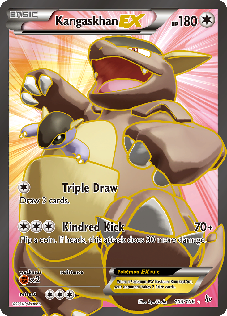 Kangaskhan EX (103/106) [XY: Flashfire] | Tables and Towers