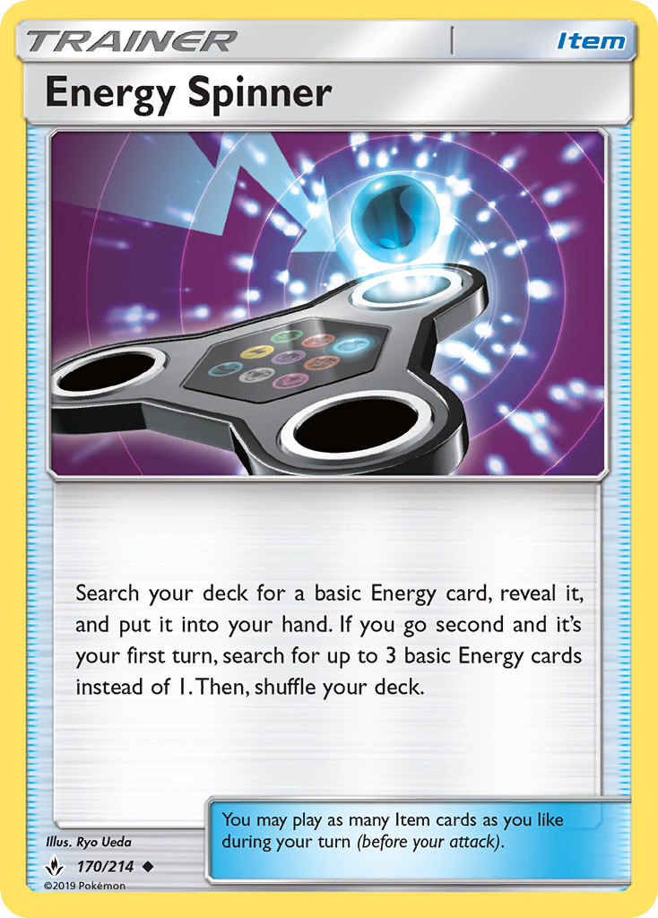 Energy Spinner (170/214) [Sun & Moon: Unbroken Bonds] | Tables and Towers