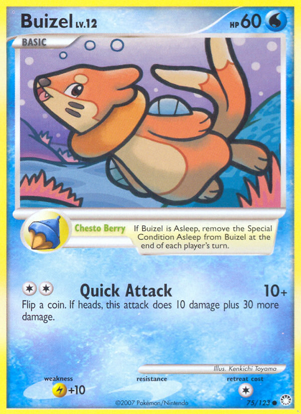 Buizel (75/123) [Diamond & Pearl: Mysterious Treasures] | Tables and Towers