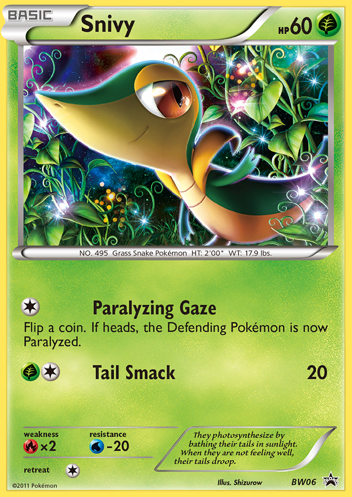 Snivy (BW06) [Black & White: Black Star Promos] | Tables and Towers