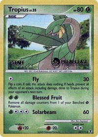 Tropius (52/111) (Staff Prerelease Promo) [Nintendo: Black Star Promos] | Tables and Towers