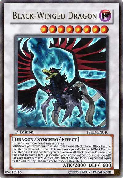 Black-Winged Dragon [TSHD-EN040] Ultra Rare | Tables and Towers