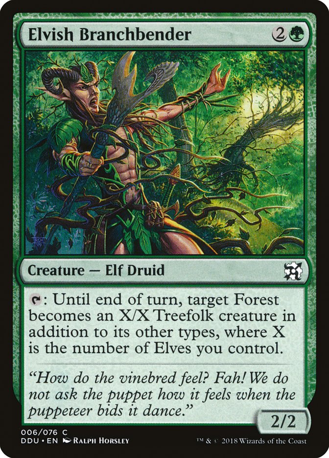 Elvish Branchbender [Duel Decks: Elves vs. Inventors] | Tables and Towers