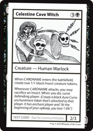 Celestine Cave Witch (2021 Edition) [Mystery Booster Playtest Cards] | Tables and Towers