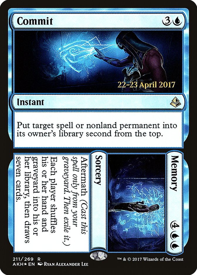 Commit // Memory [Amonkhet Prerelease Promos] | Tables and Towers