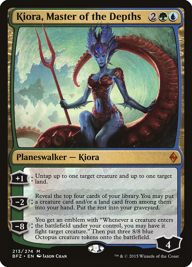 Kiora, Master of the Depths [Battle for Zendikar] | Tables and Towers