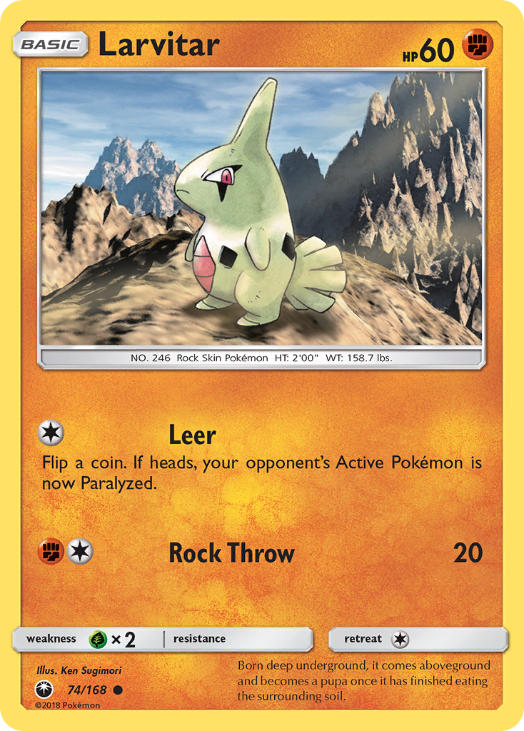 Larvitar (74/168) [Sun & Moon: Celestial Storm] | Tables and Towers