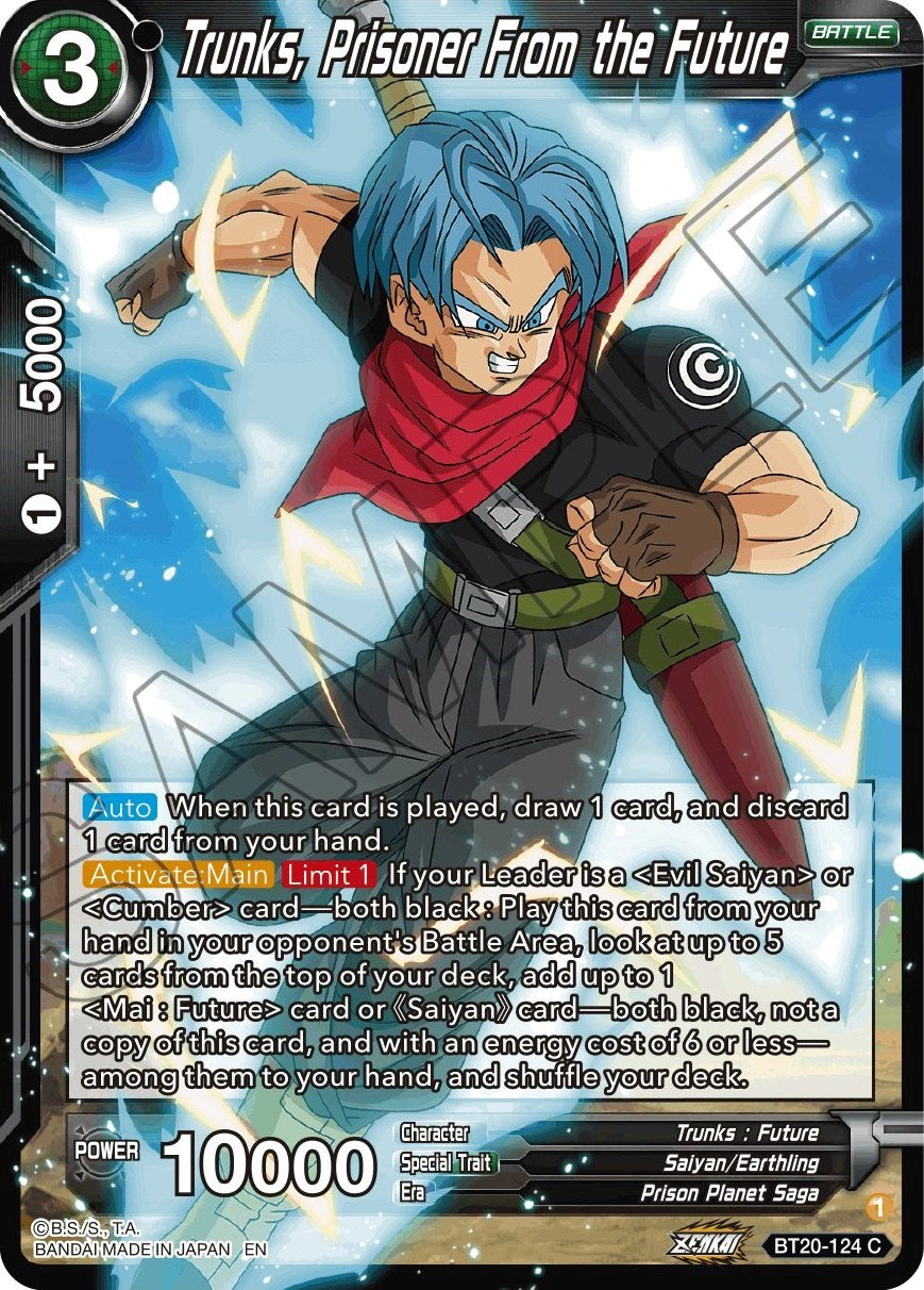 Trunks, Prisoner From the Future (BT20-124) [Power Absorbed] | Tables and Towers