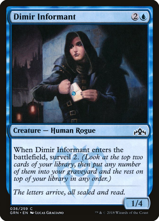 Dimir Informant [Guilds of Ravnica] | Tables and Towers