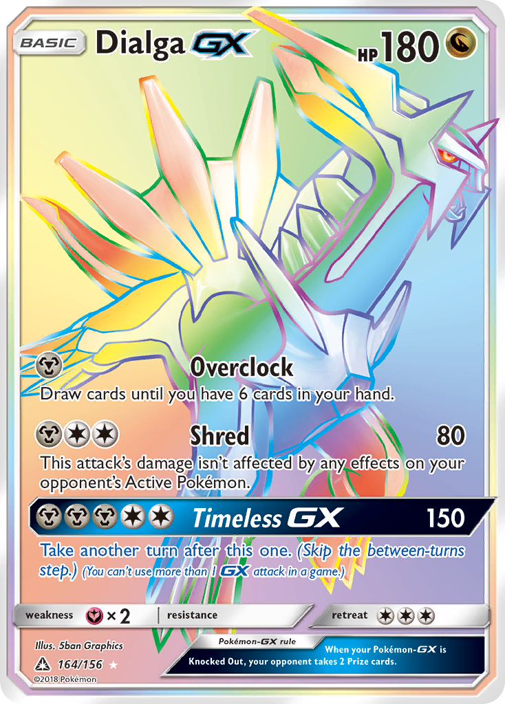 Dialga GX (164/156) [Sun & Moon: Ultra Prism] | Tables and Towers