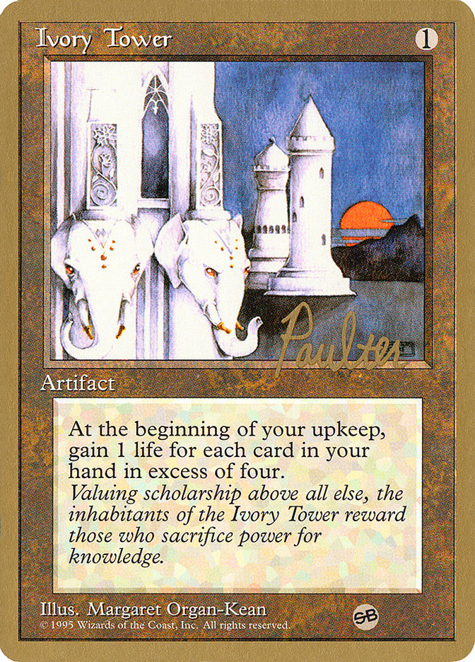 Ivory Tower (Preston Poulter) (SB) [Pro Tour Collector Set] | Tables and Towers