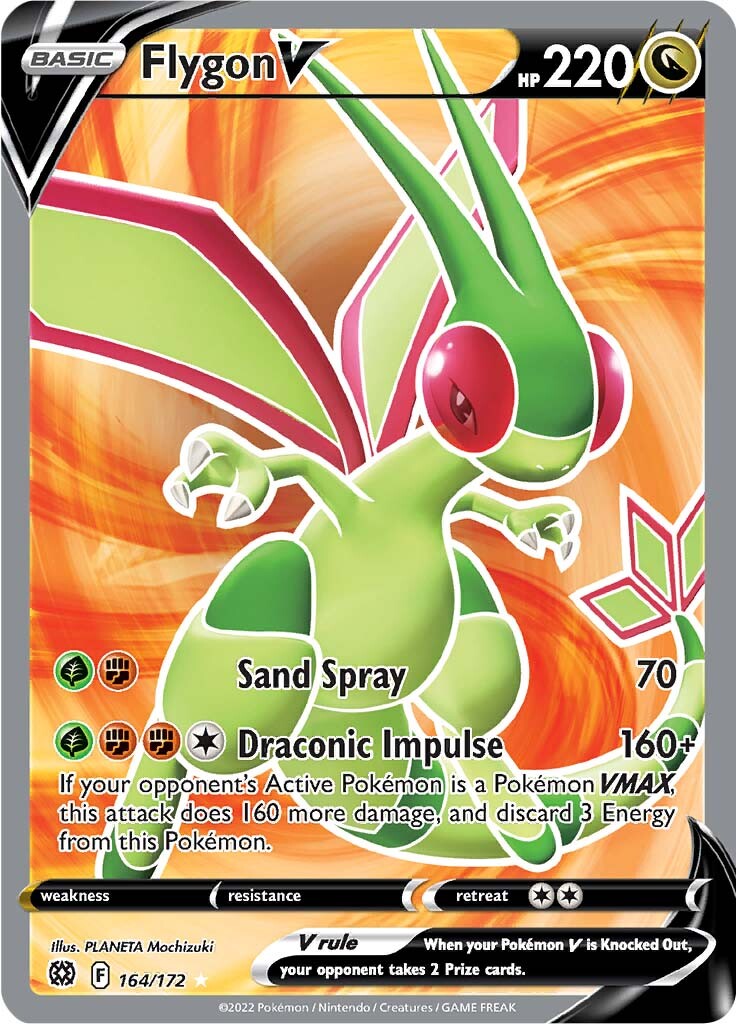 Flygon V (164/172) [Sword & Shield: Brilliant Stars] | Tables and Towers