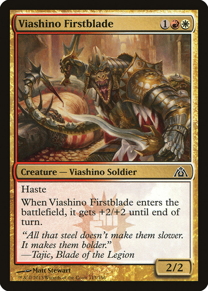 Viashino Firstblade [Dragon's Maze] | Tables and Towers