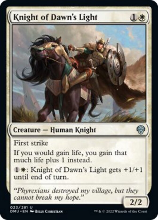 Knight of Dawn's Light [Dominaria United] | Tables and Towers