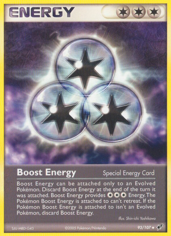 Boost Energy (93/107) [EX: Deoxys] | Tables and Towers