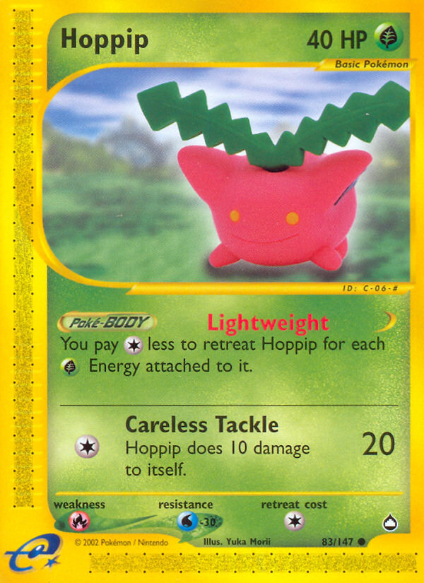 Hoppip (83/147) [Aquapolis] | Tables and Towers