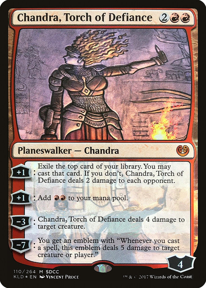 Chandra, Torch of Defiance [San Diego Comic-Con 2017] | Tables and Towers