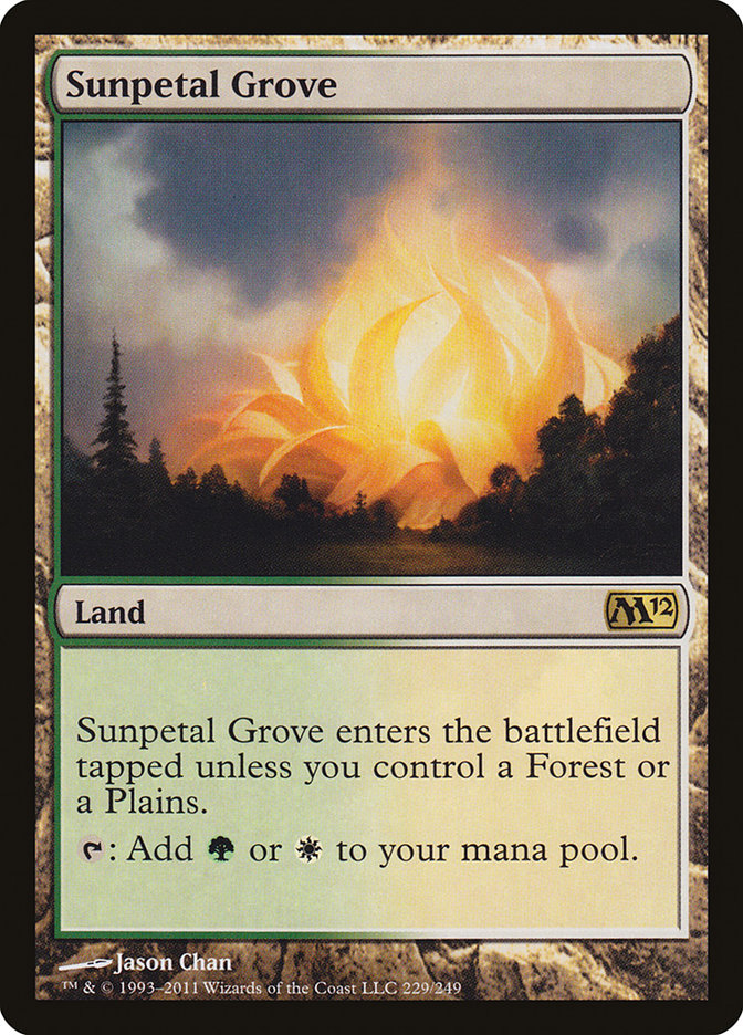 Sunpetal Grove [Magic 2012] | Tables and Towers