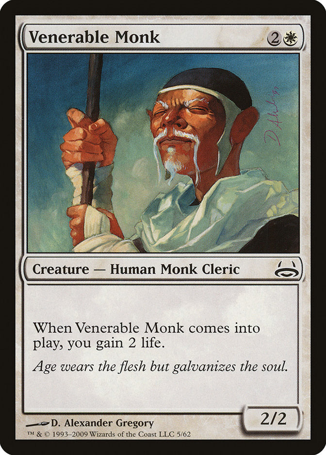 Venerable Monk [Duel Decks: Divine vs. Demonic] | Tables and Towers