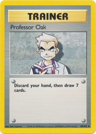 Professor Oak (88/102) [Base Set Unlimited] | Tables and Towers