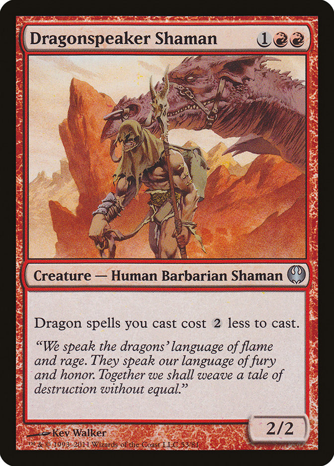 Dragonspeaker Shaman [Duel Decks: Knights vs. Dragons] | Tables and Towers