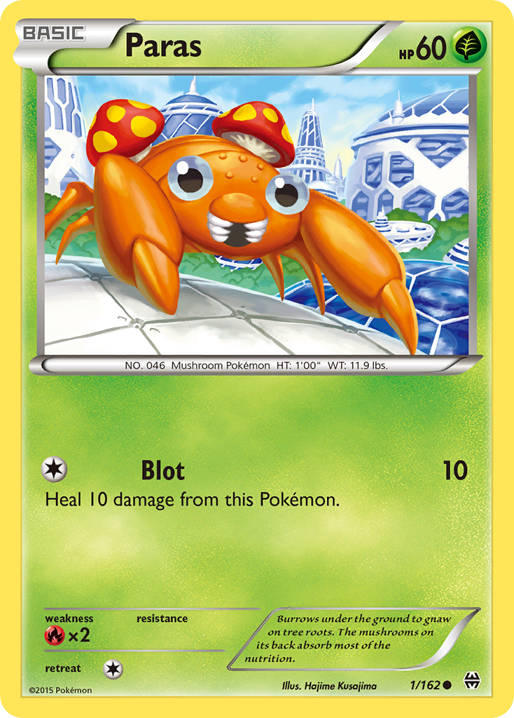 Paras (1/162) [XY: BREAKthrough] | Tables and Towers