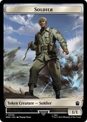 Soldier // Food (0027) Double-Sided Token [Doctor Who Tokens] | Tables and Towers