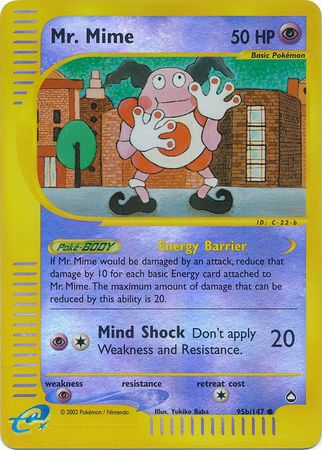 Mr Mime (95b/147) [Aquapolis] | Tables and Towers