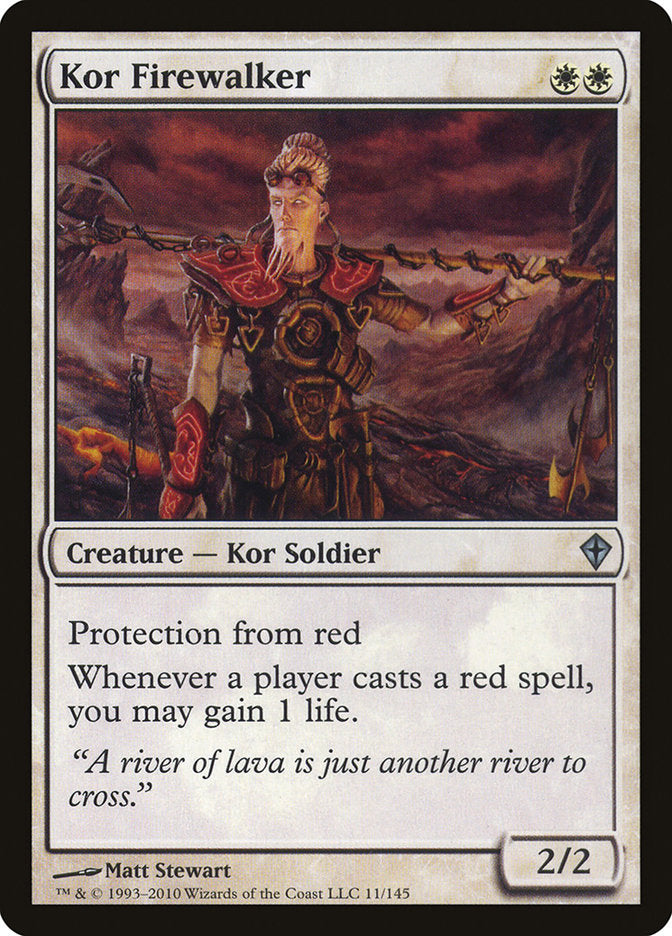 Kor Firewalker [Worldwake] | Tables and Towers