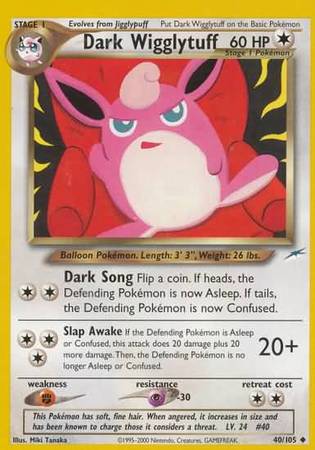 Dark Wigglytuff (40/105) [Neo Destiny Unlimited] | Tables and Towers