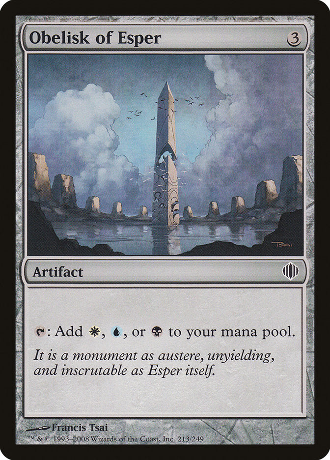 Obelisk of Esper [Shards of Alara] | Tables and Towers