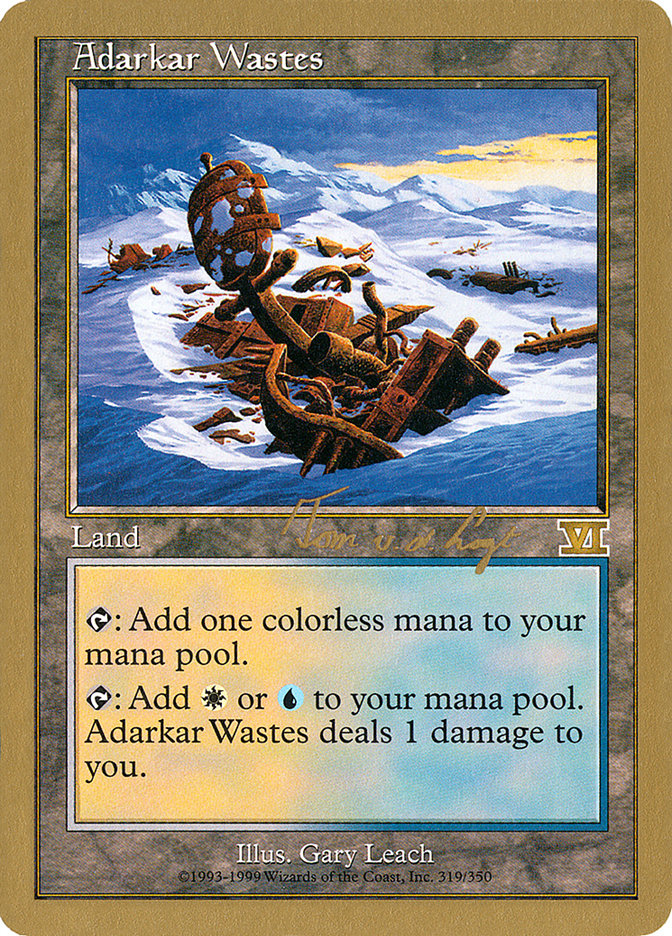 Adarkar Wastes (Tom van de Logt) [World Championship Decks 2000] | Tables and Towers